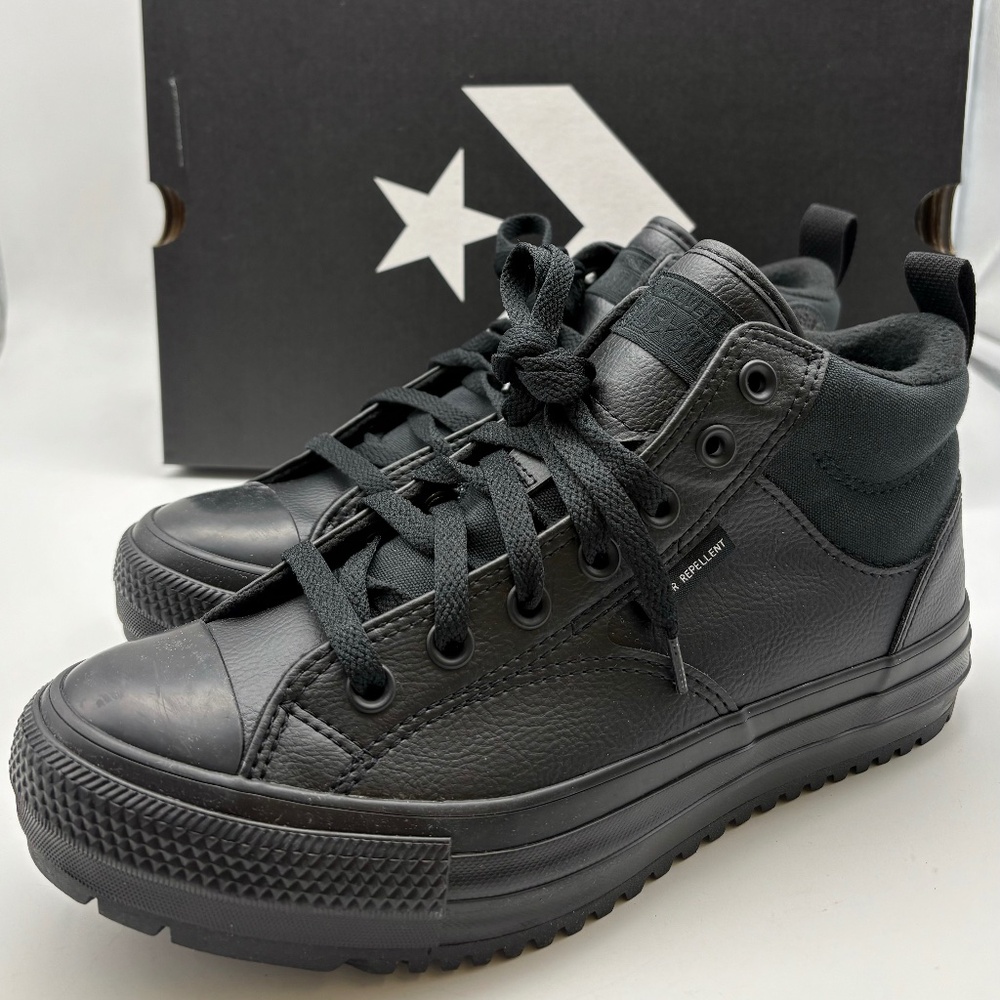 ☆☆ CONVERSE CHUCK TAYLOR ALL STAR MALDEN STREET BOOT BLACK US MEN'S SIZE 7